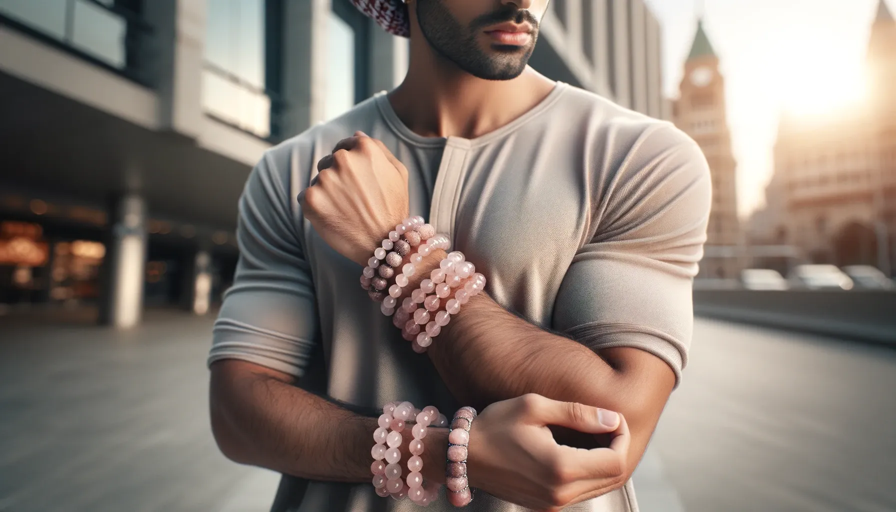 article photo for Stocking Up on Healing Energy: The Benefits of Wearing Rose Quartz Bead Bracelets