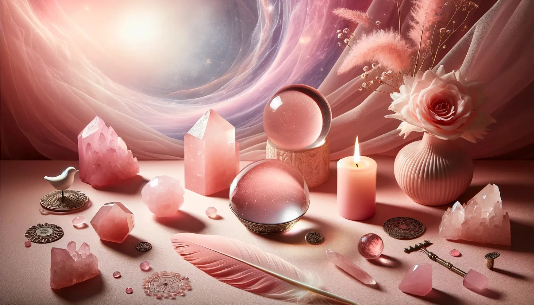 article photo for Sacred Symbols: The Spiritual Significance of the Rose Quartz Color