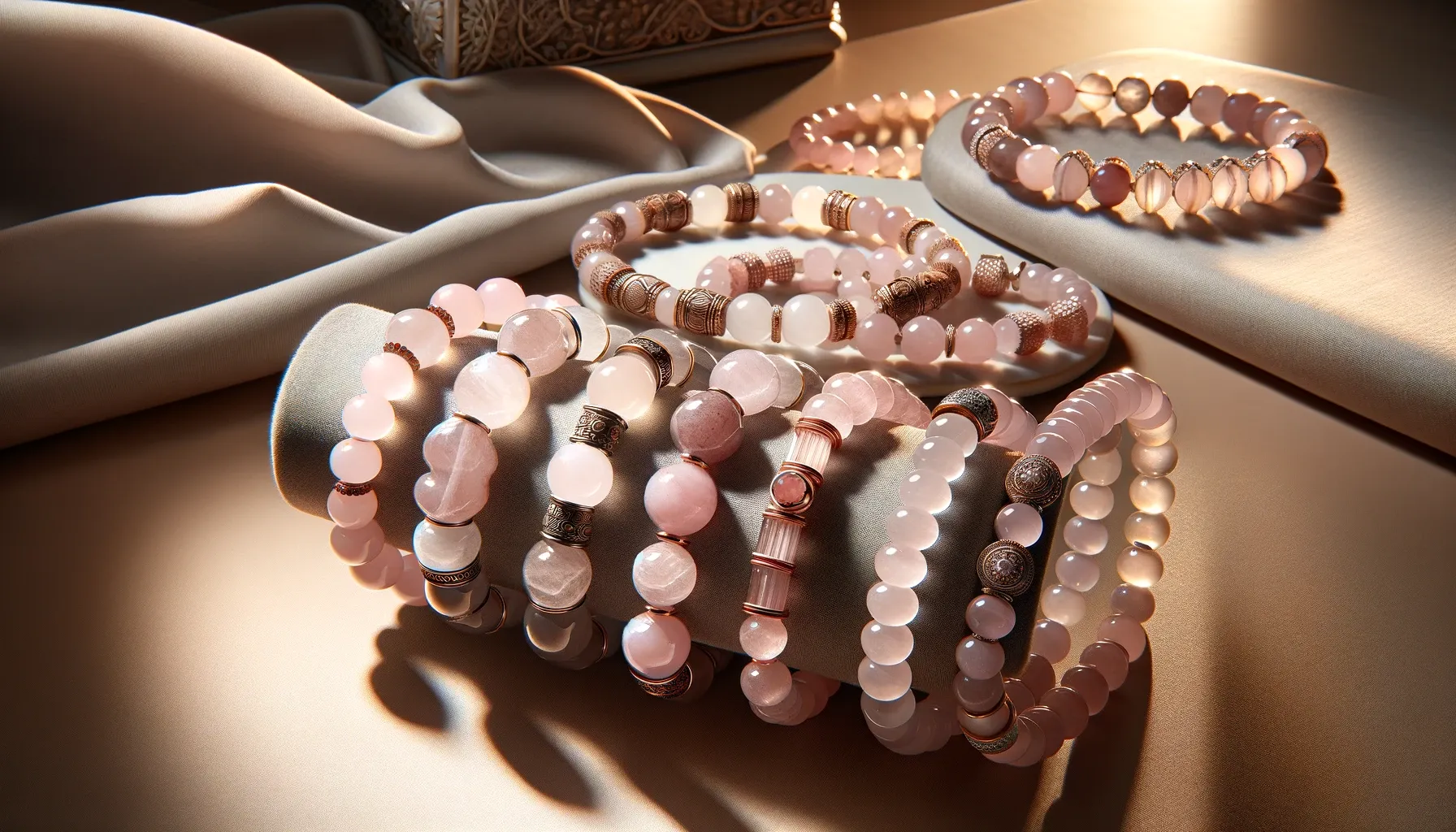 article photo for Unleashing the Power of Rose Quartz Bracelets: A Must-Have Accessory