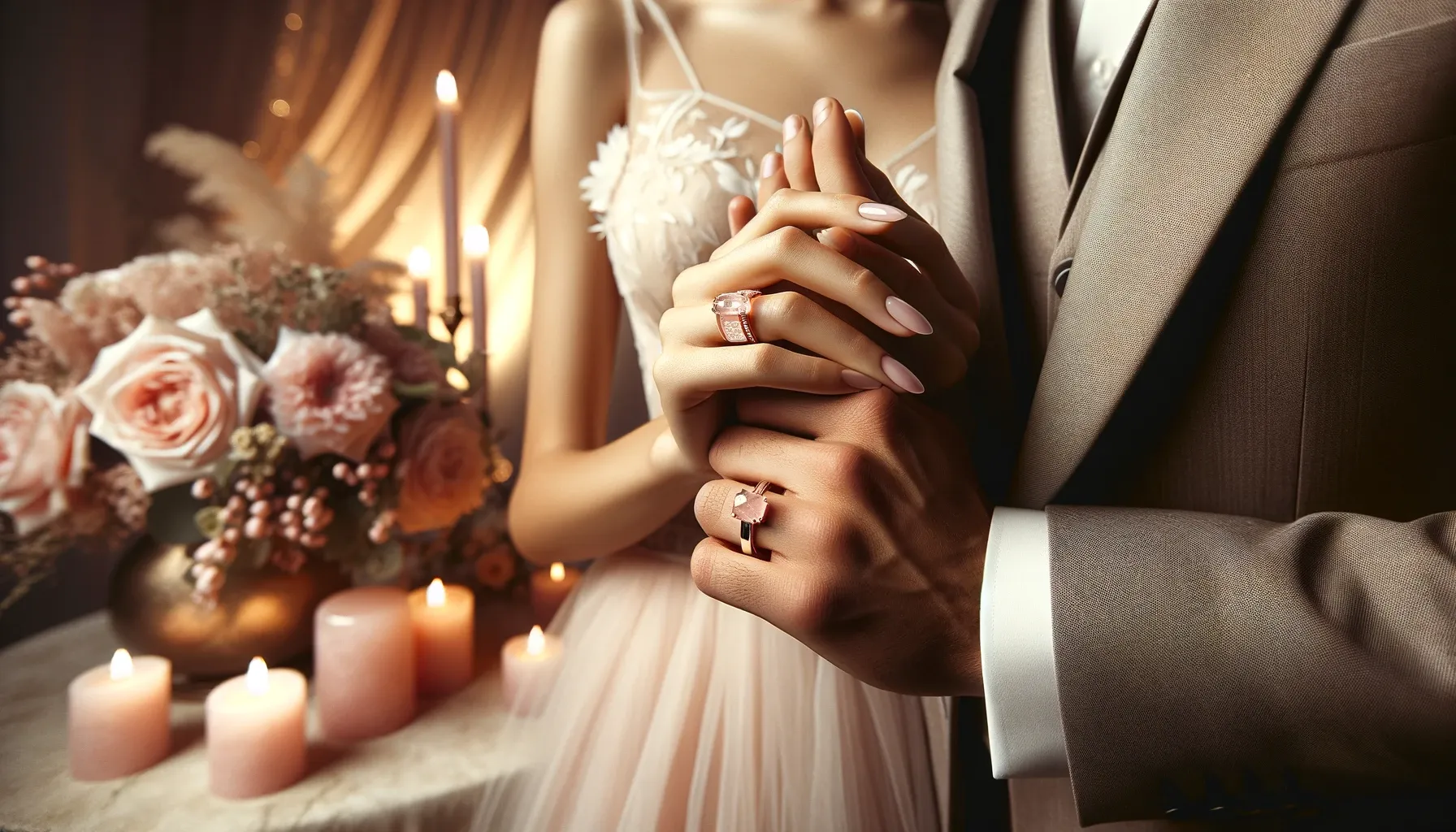 article photo for The Unexpected Beauty of Rose Quartz Wedding Rings