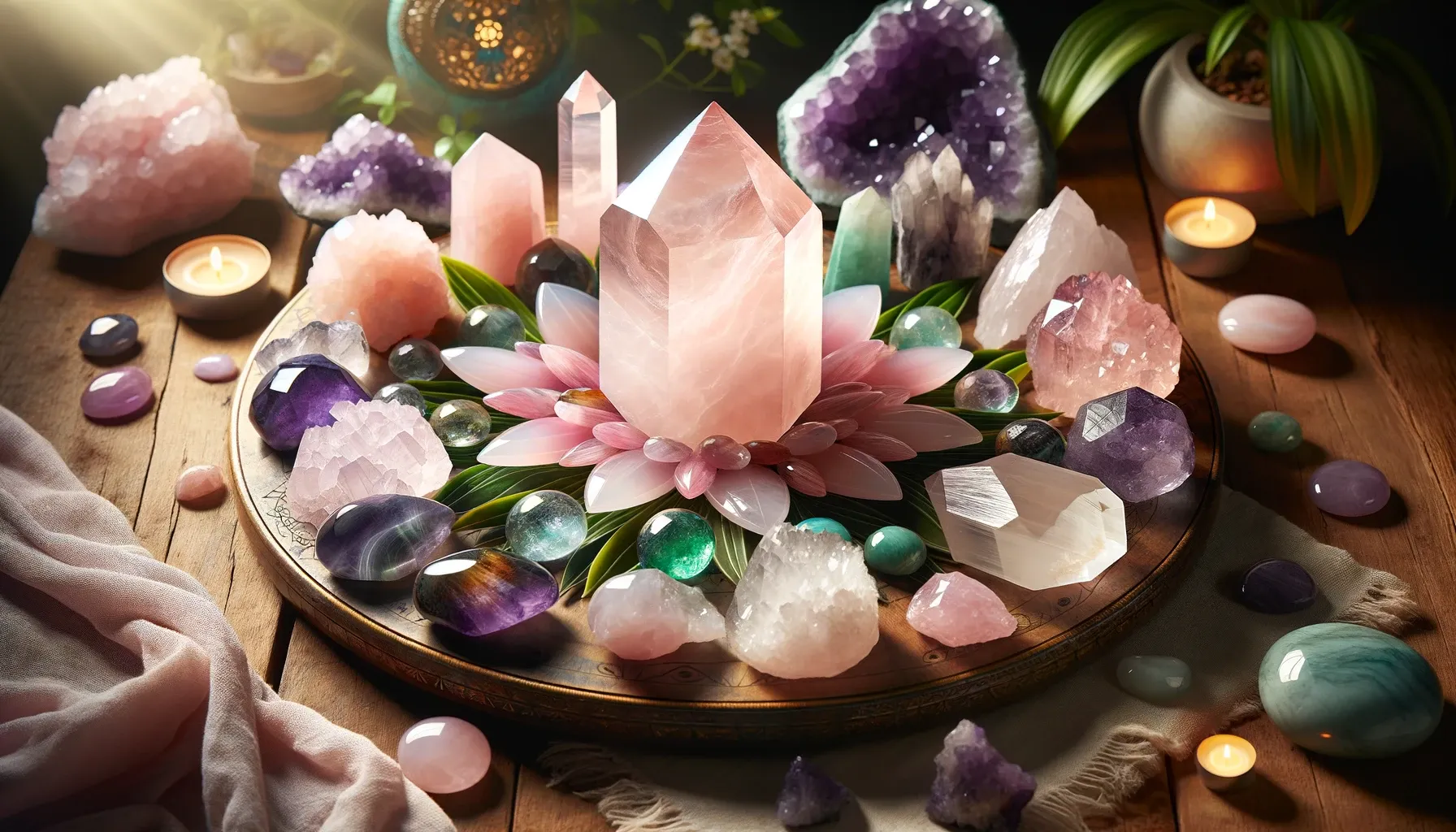 article photo for The Power of Partnerships: Combining Rose Quartz with Other Crystals for Synergy