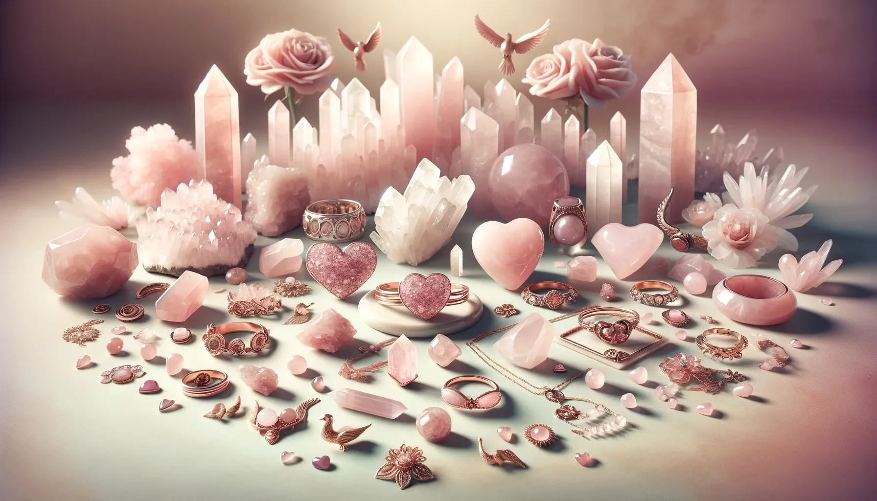 article photo for The Beautiful Symbolism of the Rose Quartz Rock: A Closer Look