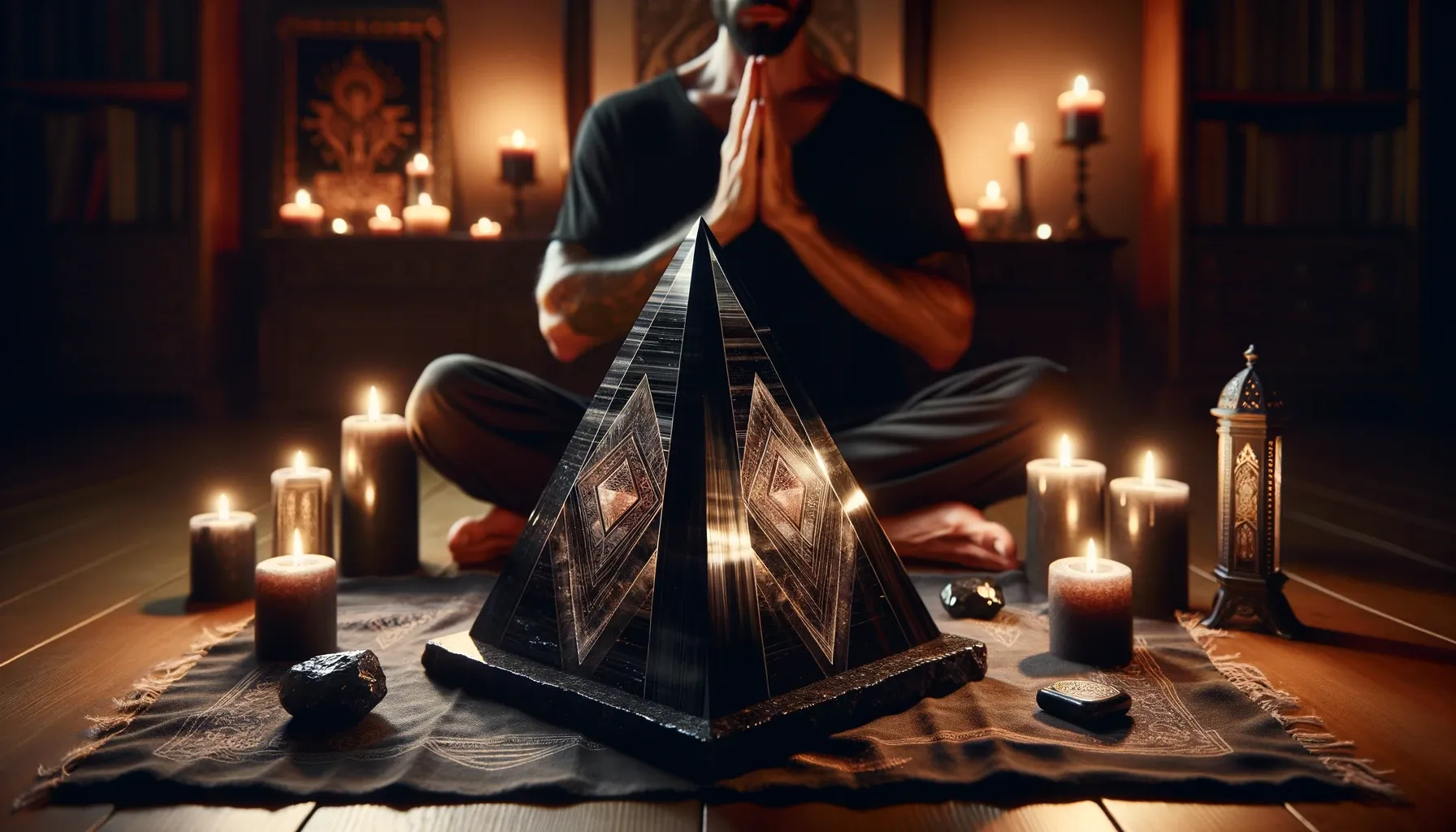 article photo for Amplifying Protection and Grounding with Black Tourmaline Crystal Pyramid