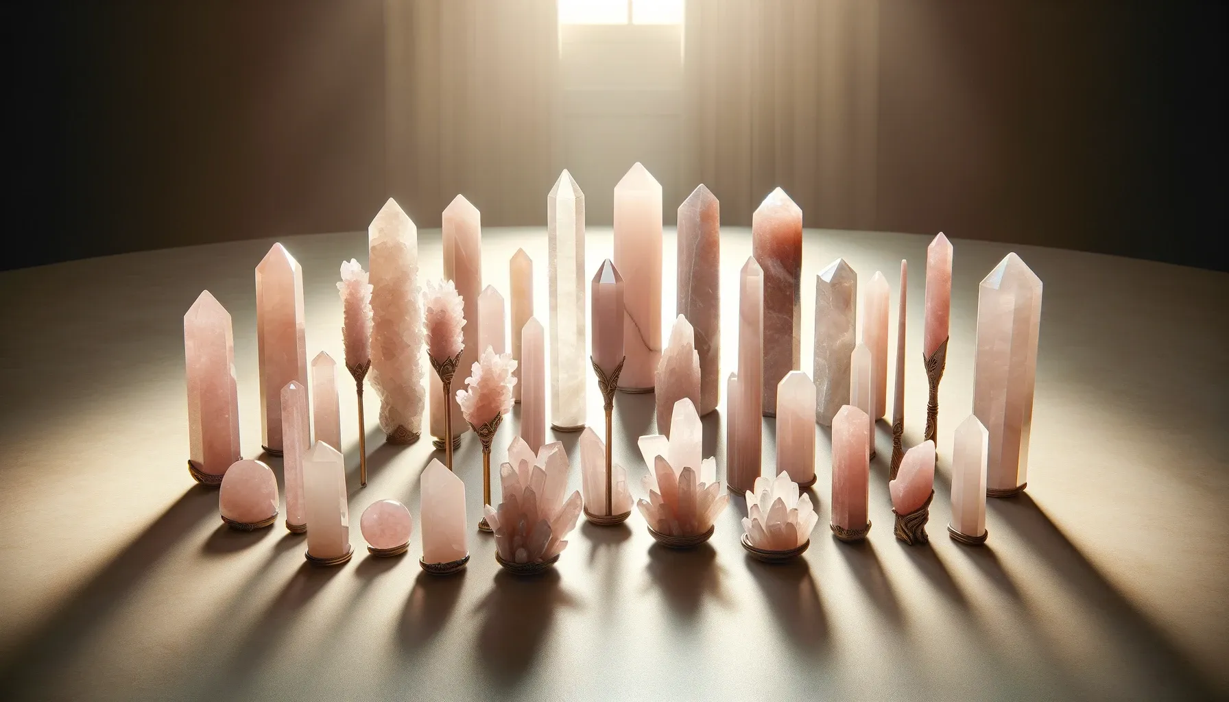 article photo for From Wands to Jewellery: A Look into the Uses and Meanings of Rose Quartz Crystals