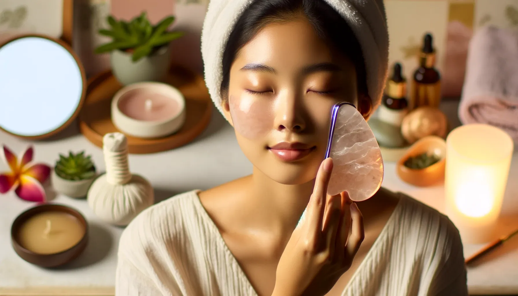 article photo for Gua Sha with Rose Quartz: A Holistic Approach to Self-Care