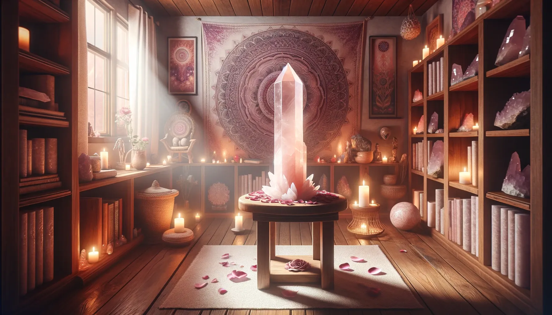 article photo for A Tower of Power: Understanding the Significance and Uses of Rose Quartz Towers