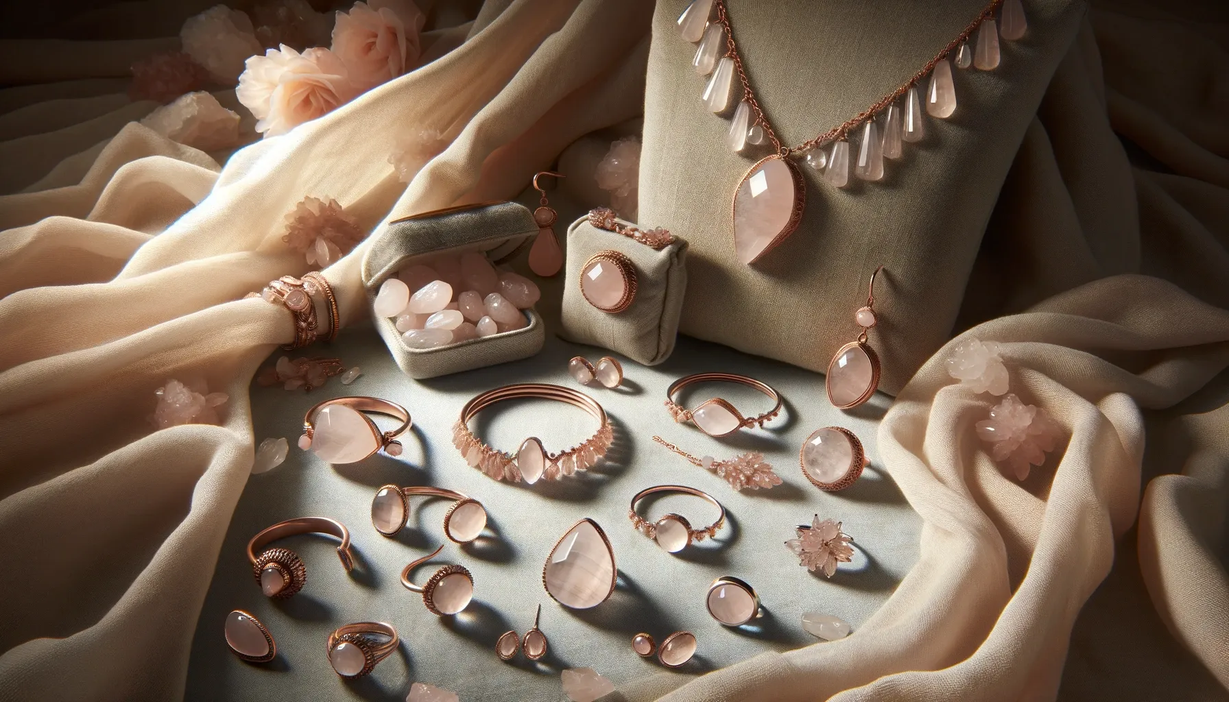 article photo for The Beauty and Benefits of Adding Rose Quartz Jewelry to Your Collection