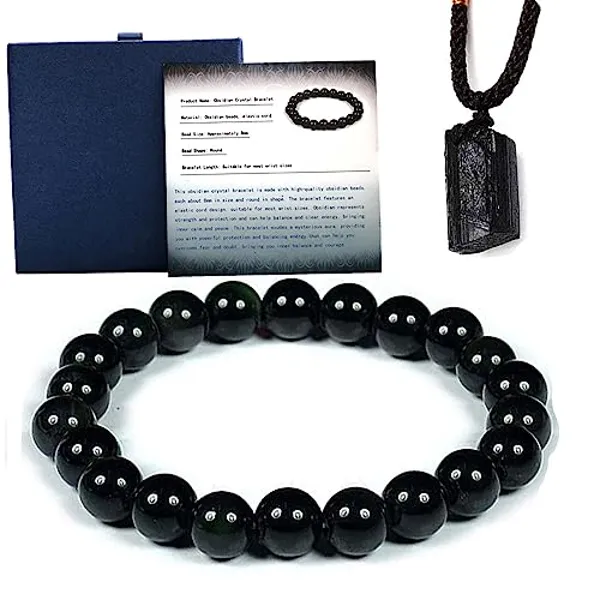 Mos Kevin Obsidian & Black Tourmaline Bracelet