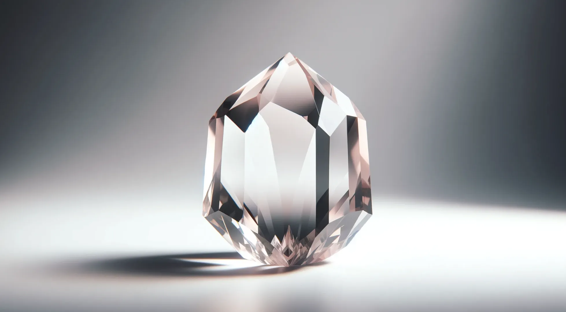 Photo of Colourless Rose Quartz Crystal